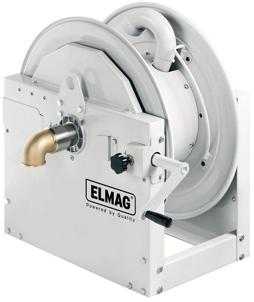 ELMAG industriële slanghaspel serie 700/L 690, handaandrijving voor lucht, water, diesel, 20 bar, 43603