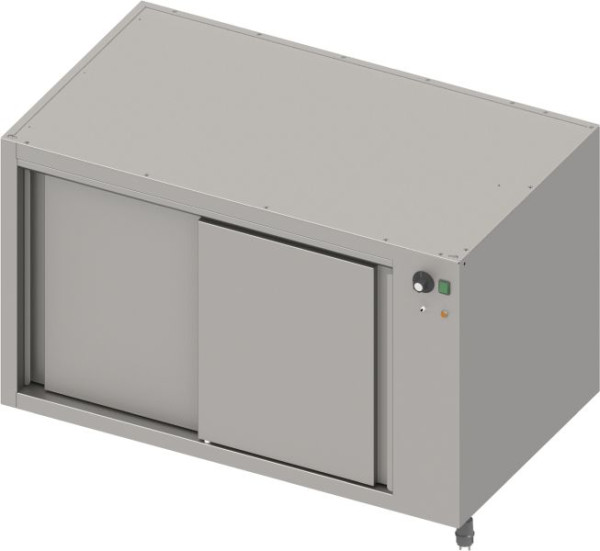 Stalgast RVS doorgeef verwarmde onderkast box versie 2.0 met schuifdeuren, onderbouw 1600x540x660 mm, BX16581F