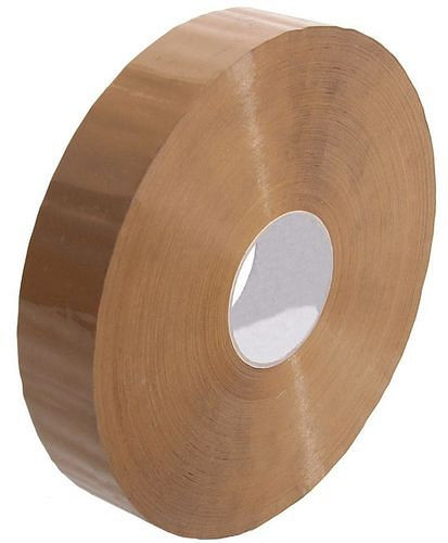 TransPak plakband PP als grote rol, bruin, 50 mm breed x 990 m, dikte 45 µ, verpakking: 6 rollen, 299517