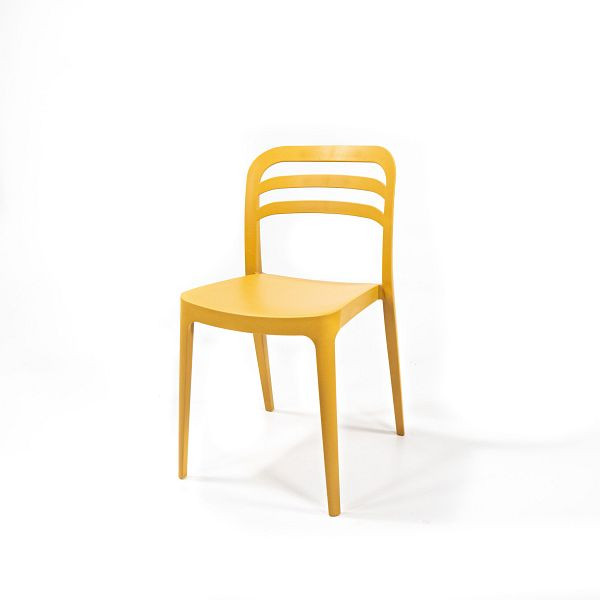 VEBA Wave Chair Mosterd, stapelstoel kunststof, 50926