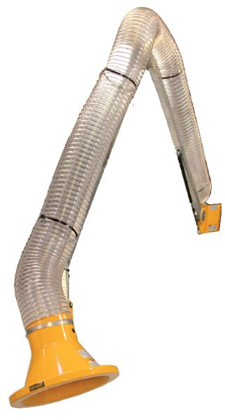GEOVENT ATEX afzuigarm ASX met uitwendige verbindingen 3,0 m ø125 mm, compleet met muurbeugel, ASX-13