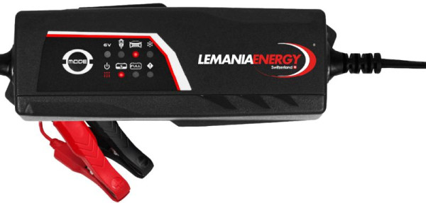 Lemania Energy 6/12V - 2A oplader 17,5 x 6,5 x 4,3 cm, LE61220