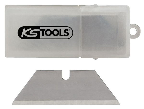 KS Tools trapeziummesjes, dispenser à 5 stuks, voor 970.2173, verpakking: 5 stuks, 907.2164