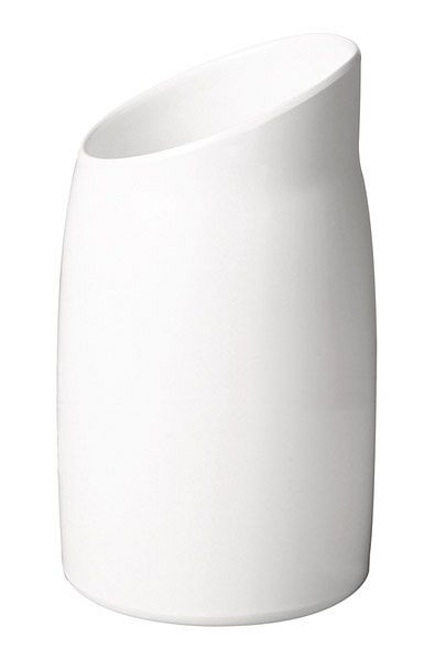 APS dressingpot -CASUAL-, Ø 12 cm, hoogte: 21,5 cm, melamine, wit, 1 liter, 83867