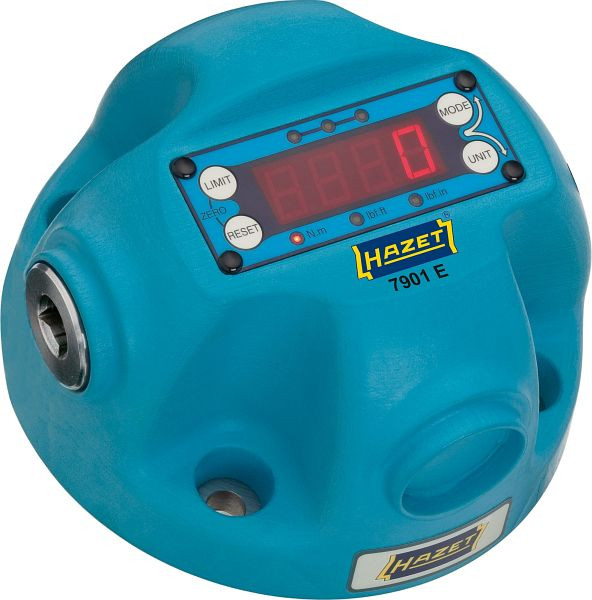 HAZET koppeltester, elektronisch, 10-350 Nm, Nm min-max: 10-350 Nm, hol vierkant 12,5 mm (1/2 inch), 7901E
