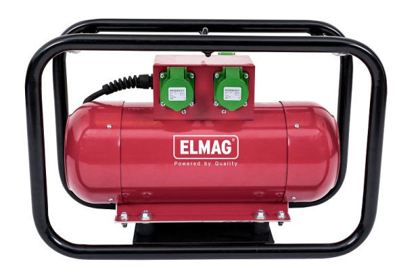 ELMAG hoogfrequentieomvormer, model HFUE 1kVA, 230 volt omgezet naar 42V/200Hz, stroom 14A, 63250