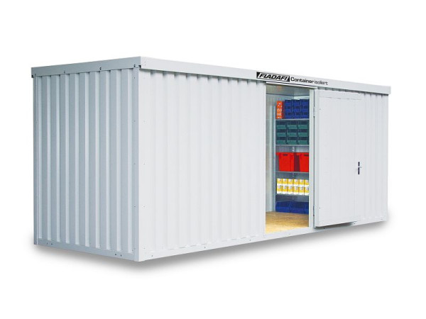 FLADAFI IC 1600 materiaalcontainer, geïsoleerd, met houten vloer, 6.080 x 2.170 x 2.470 mm