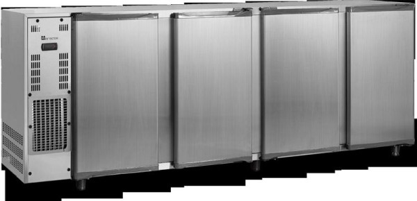 gel-o-mat Getränke-Kühltisch, Modell FBG440/229 APo mit 4 Türen, 280KT.4I