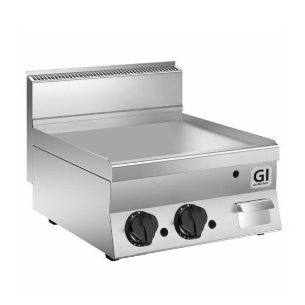 Gastro-Inox 650 &quot;High Performance&quot; gasbranderplaat, RVS, 80cm, tafelmodel, 160.054